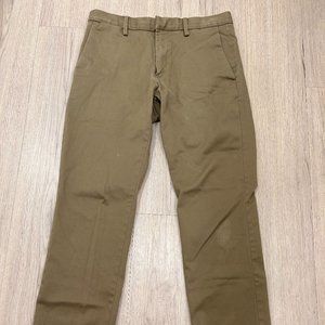 Banana Republic Men's 32x32 AIDEN SLIM CHINO, Khaki
